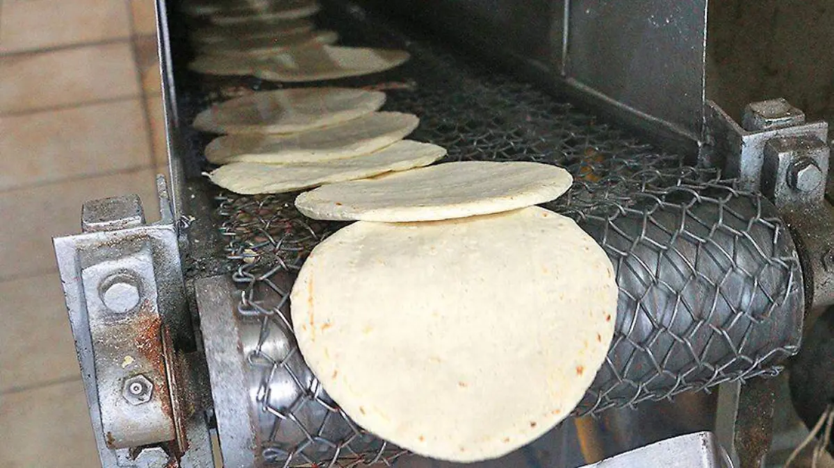 tortillas en maquina